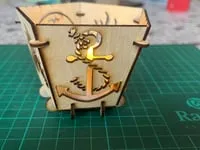 [Laser cut and engrave] Mini-Feuerschale