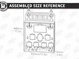 [Laser cut and engrave] Wall Mounted Wooden Multi Photo Frame Display Case Laser Cut Bundle. Wall Decor. Family Photo Frames