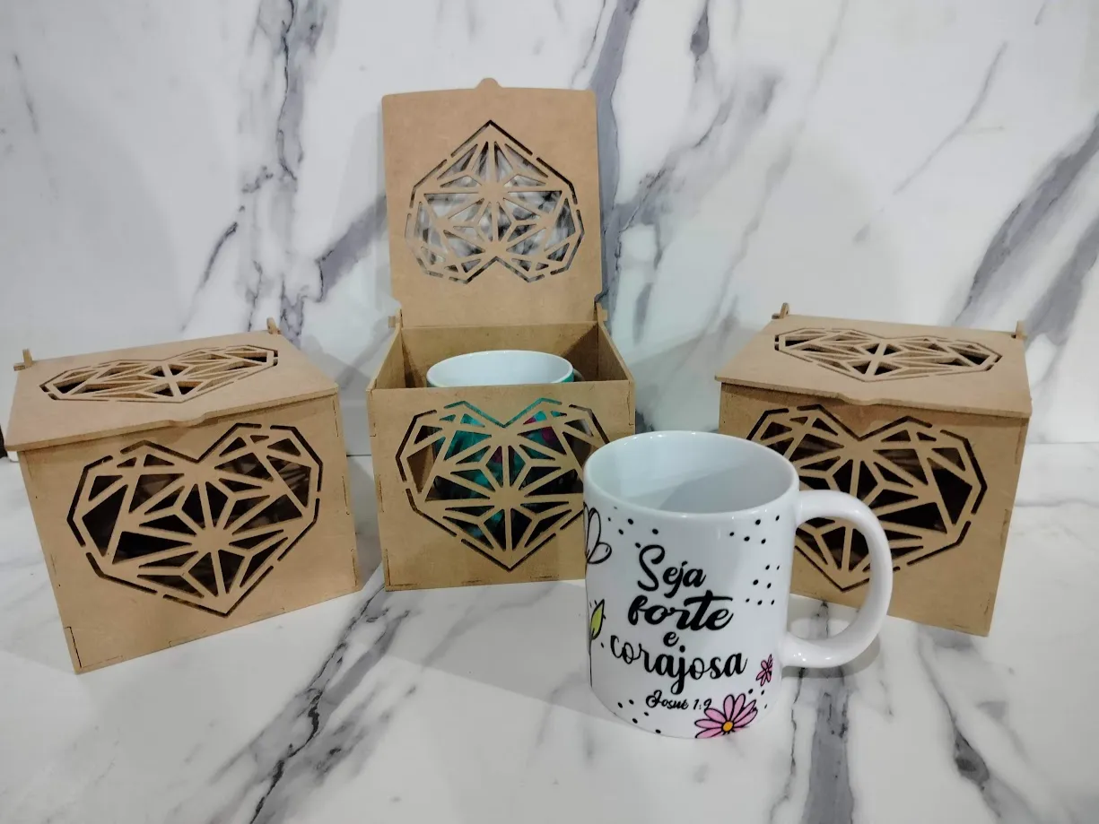 Caixa para canecas
