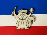 [Laser cut and engrave] Screwball the Squirrel - Politician Magnifico