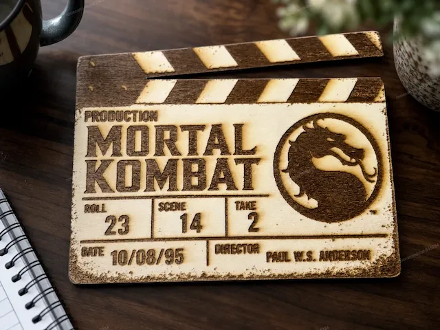 Mortal Kombat Movie Clapperboard Prop