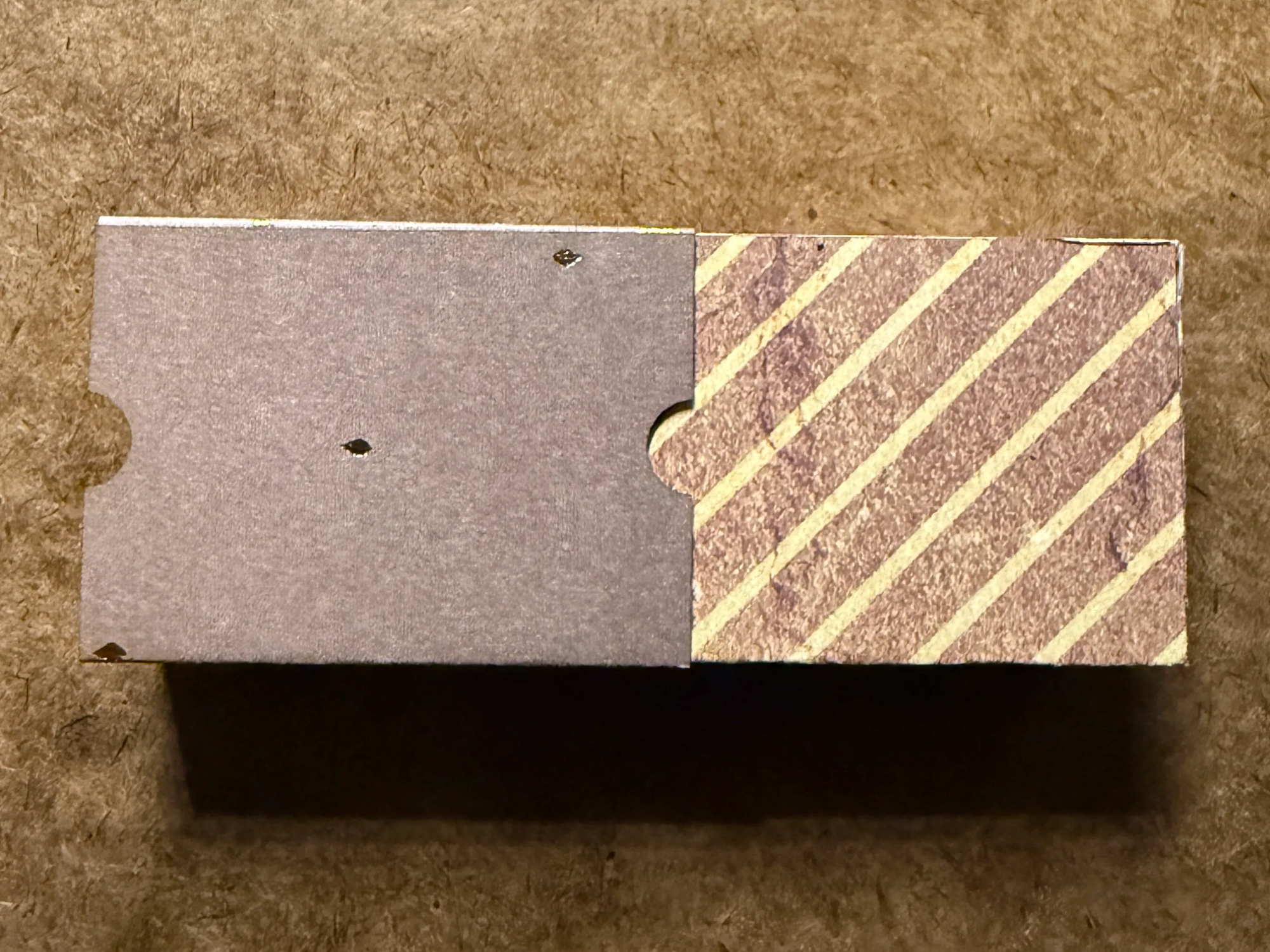 Double Notch Slide Box with Cover