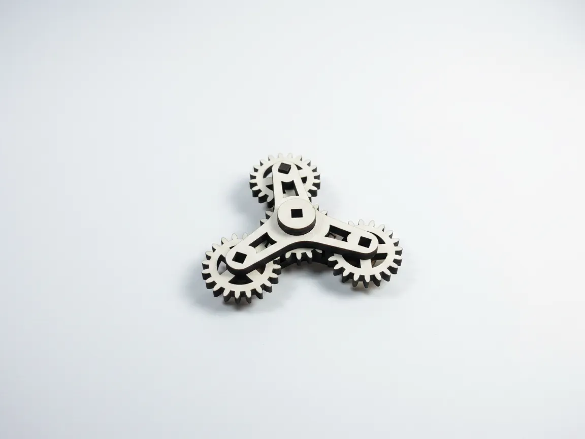 Laser Cut Gear Fidget Spinner