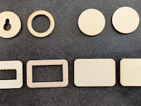 [Laser cut and engrave] Attaches de suspension pour tableaux et décorations murales