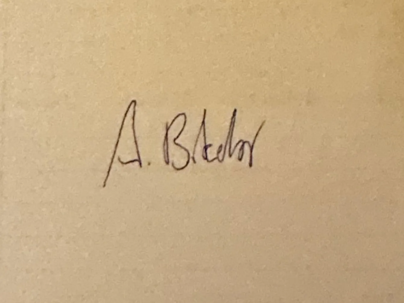 Rund mit Handschrift