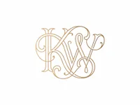 [Laser cut and engrave] KW Refined Luxury Initials Monogram