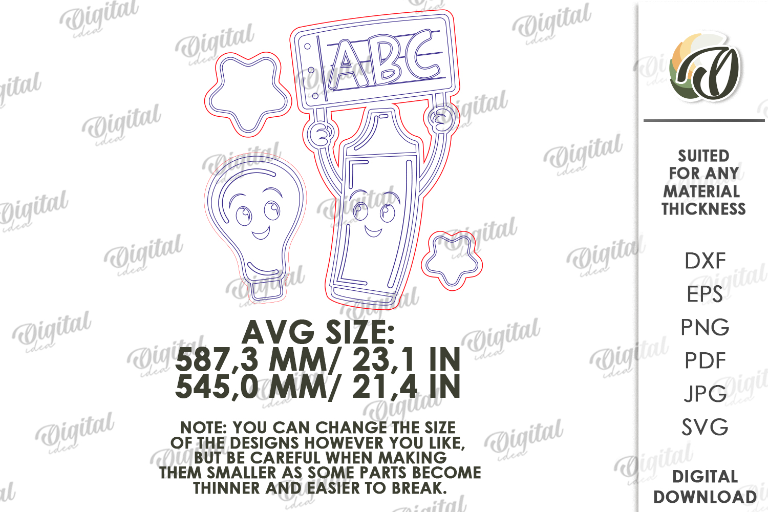 [Laser cut and engrave] Back To School Photo Booth Props Bundle. Classroom Photo Zone Sign Laser Cut Files. First Day of School. Back to School SVG. Kids. Children