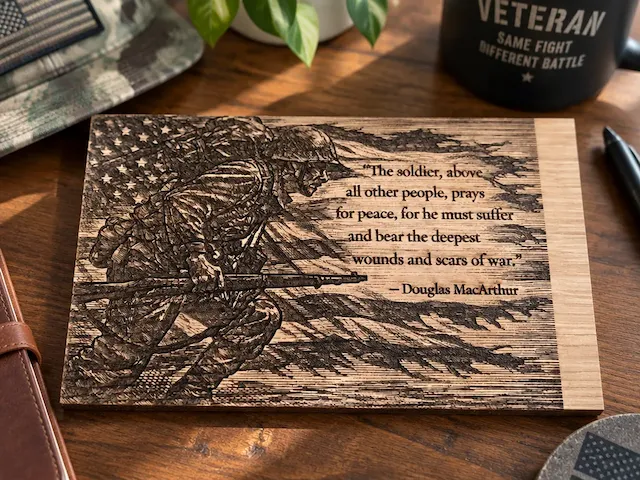 Soldier on maple