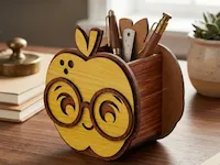 [Laser cut and engrave] 3x Pencil Holder For Kids