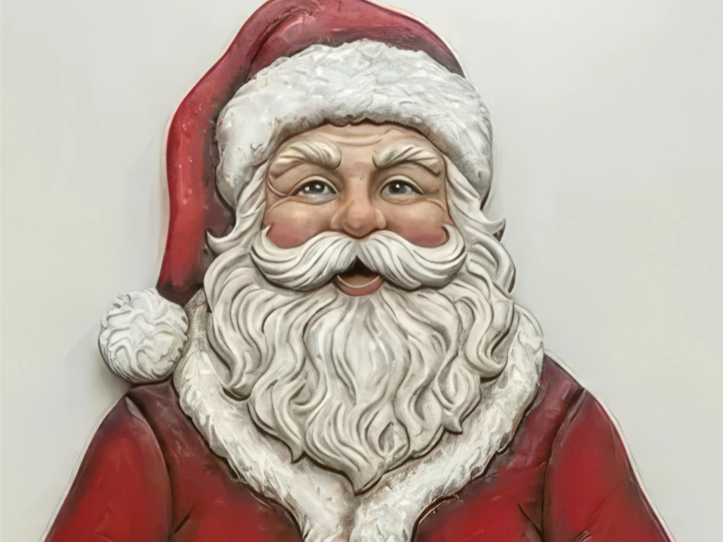 Heirloom Door Santa Chime - UV Omni print