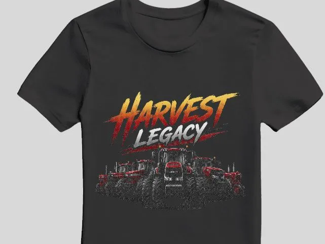 Harvest Legacy T-Shirt with Red Tractor Graphic