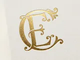 [Laser cut and engrave] EC Romantic Wedding Monogram – Flowing Couple Initials for Laser Cut Décor, Cake Toppers, Invitations & Engraving