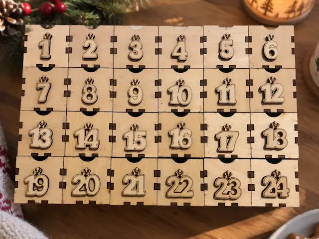 chiffres pour calendrier de l'avent