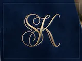 [Laser cut and engrave] SK Signature Luxe Monogram Logo
