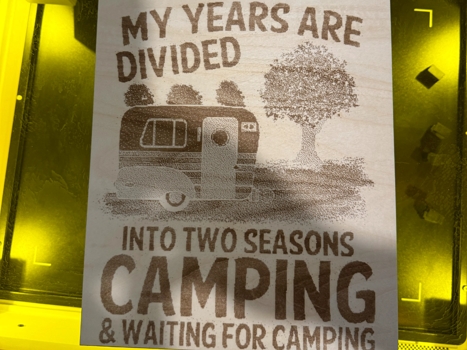 Camping sign
