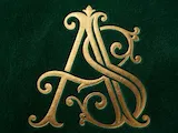 [Laser cut and engrave] AS Luxury Initial Emblem – Artistic A & S Monogram for Wedding Stationery, Personalized Gifts, Laser Cutting, Engraving & Décor