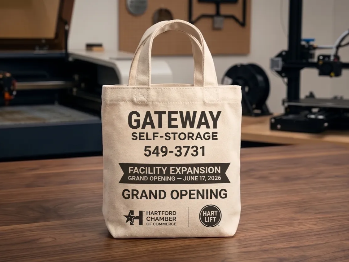 Custom canvas bag for Grand opening