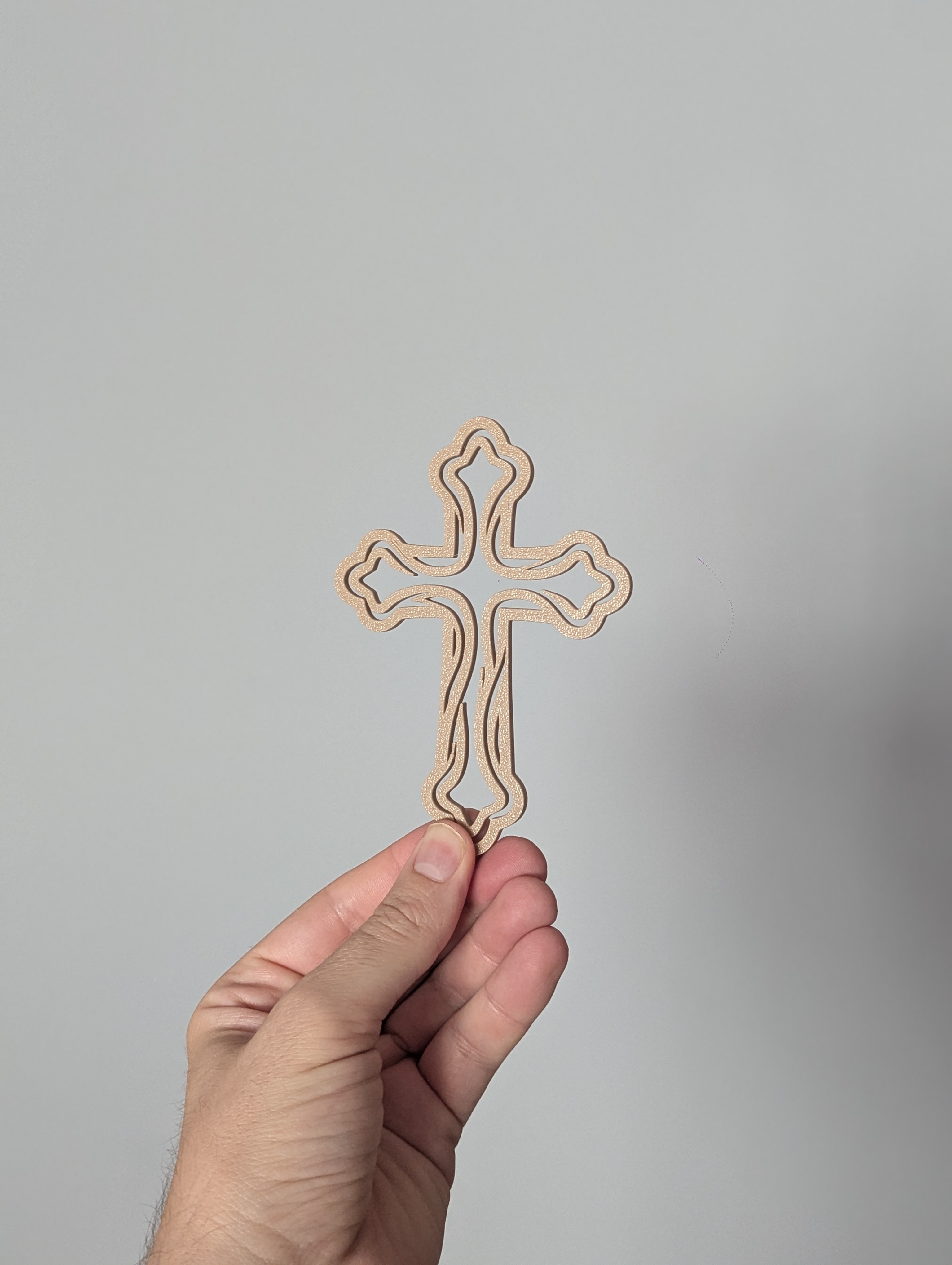 [Laser cut and engrave] Modern Cross