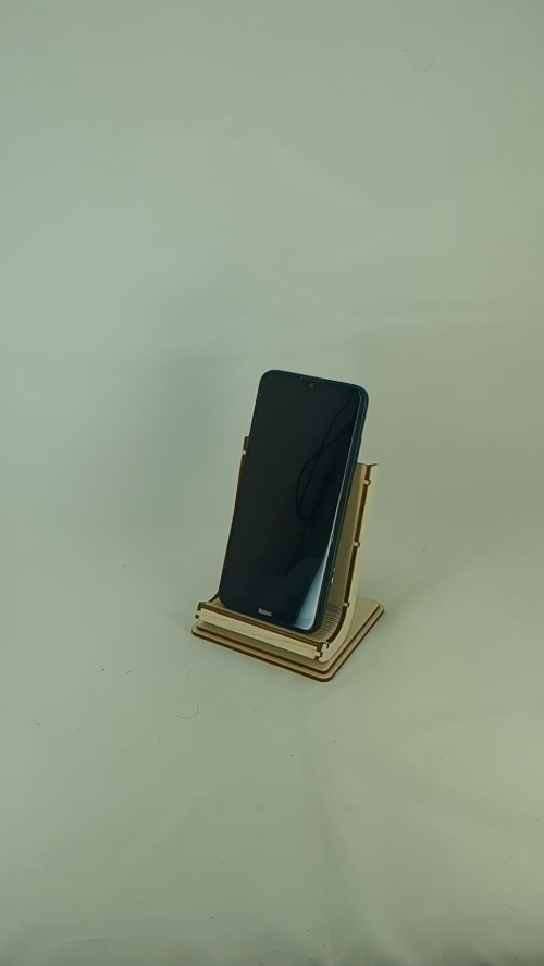 [Laser cut and engrave] Gift Display Organizer Curved Laser Cut Template, Desk Holder Phone, Laser Cutting Design