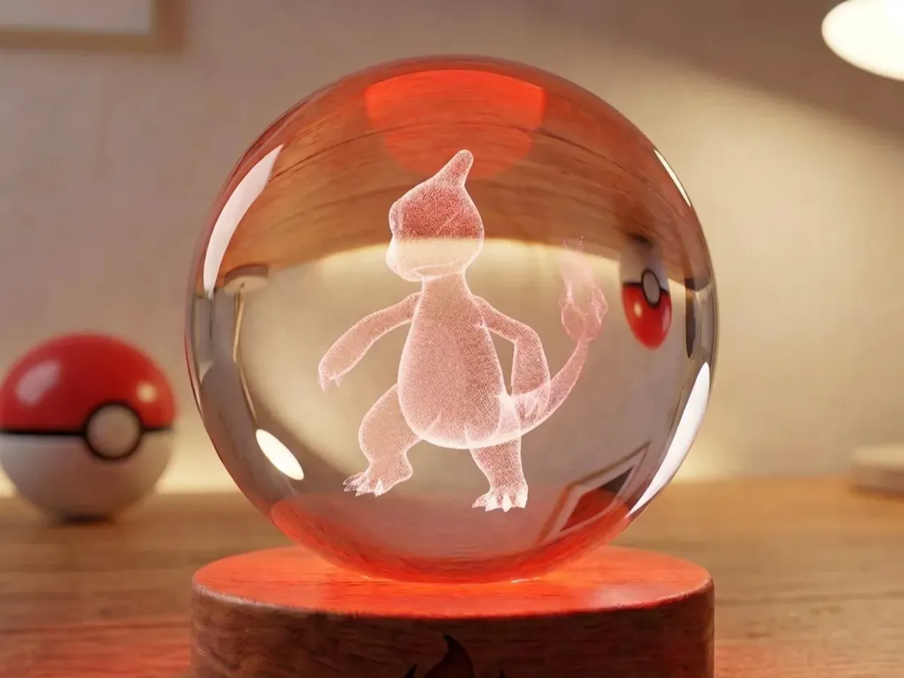 [Laser cut and engrave] Charmeleon Crystal Ball