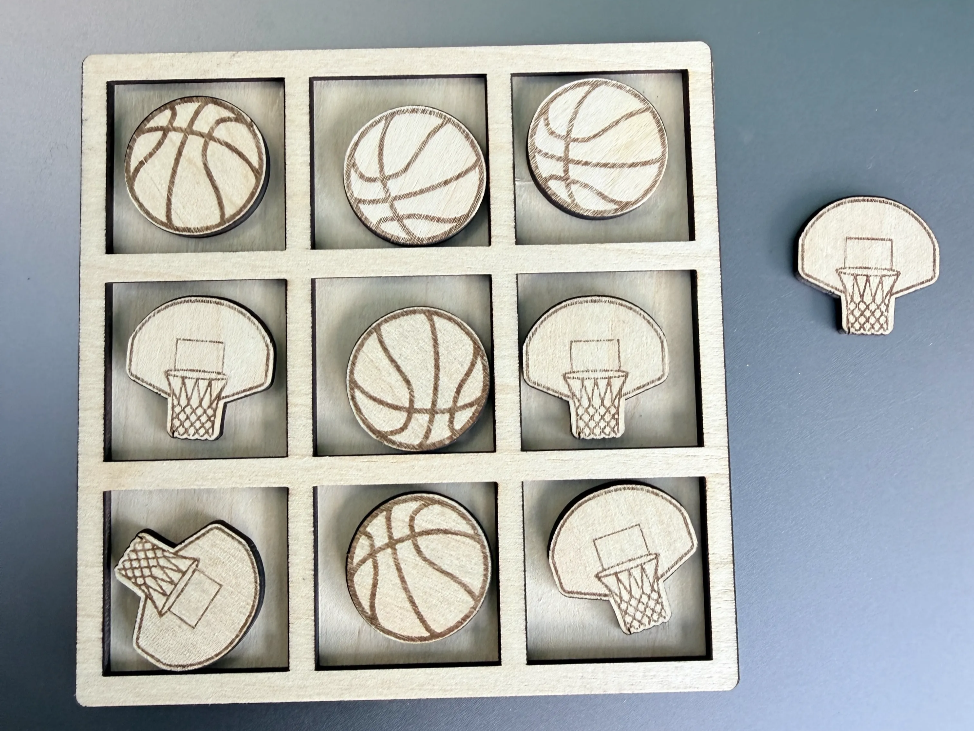 the tic tac toe basketball