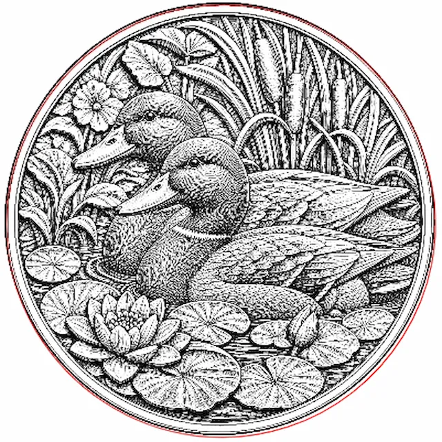 11.5 in Round Mallard.xs