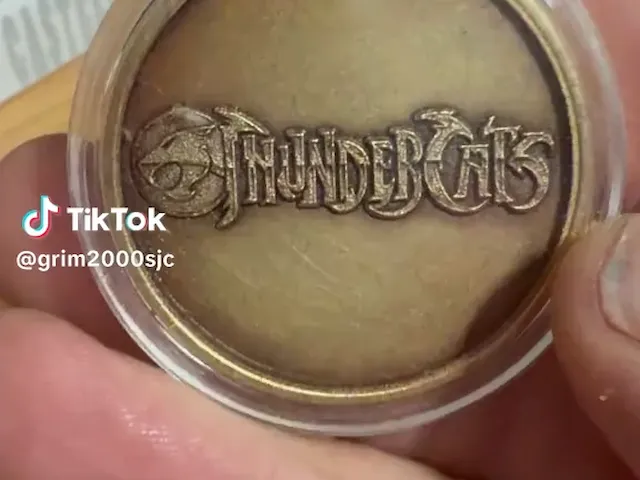 Thundercats Logo Brass Challenge Coin