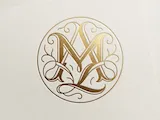 [Laser cut and engrave] Elegant AML Monogram Logo Design