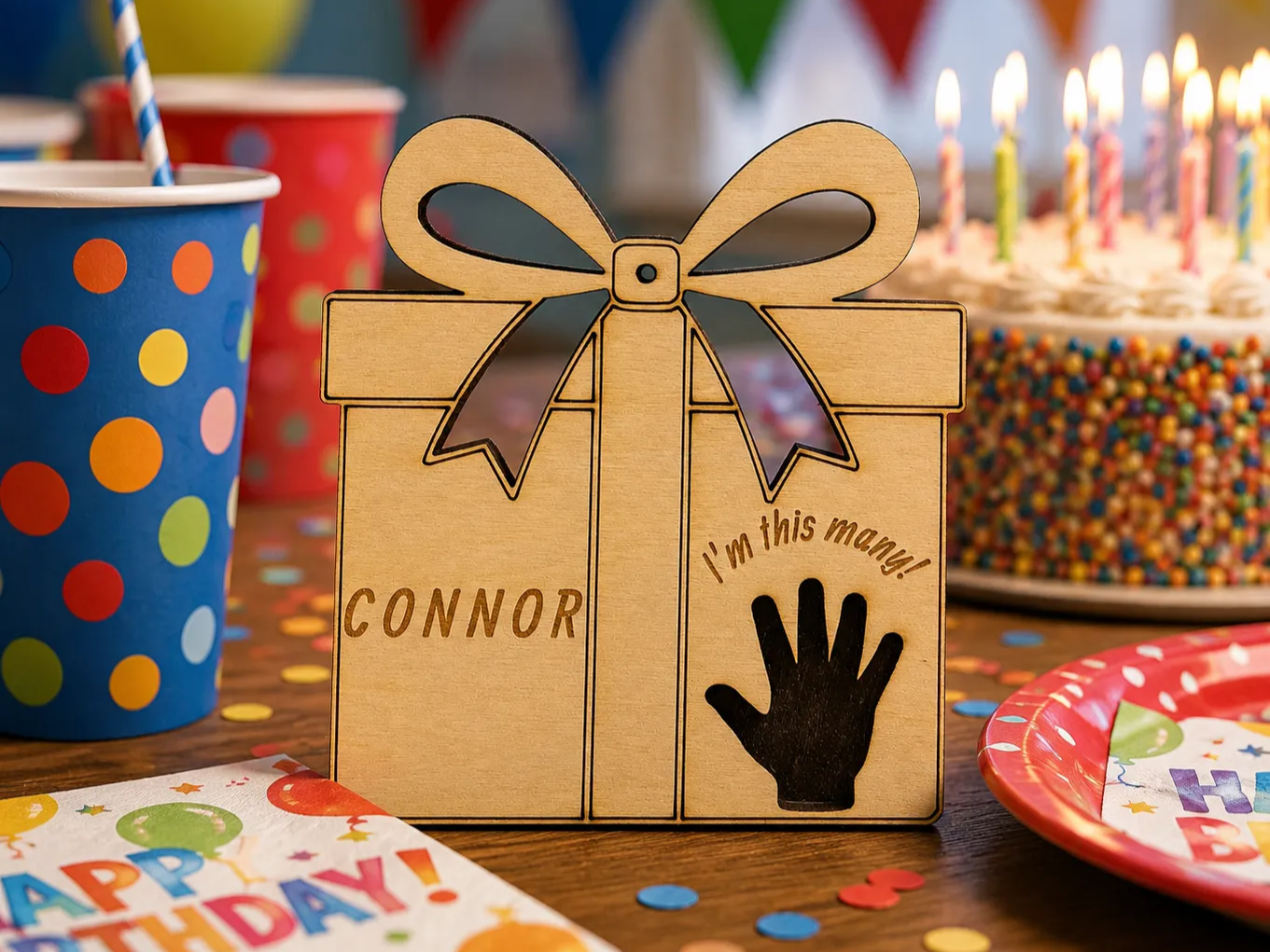 I'm This Many! Kid's Birthday Decoration