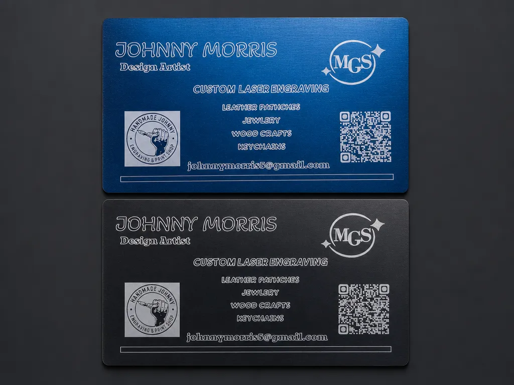 Metal Business Card Set