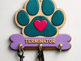 [Laser cut and engrave] Appendi Guinzaglio Da Parete