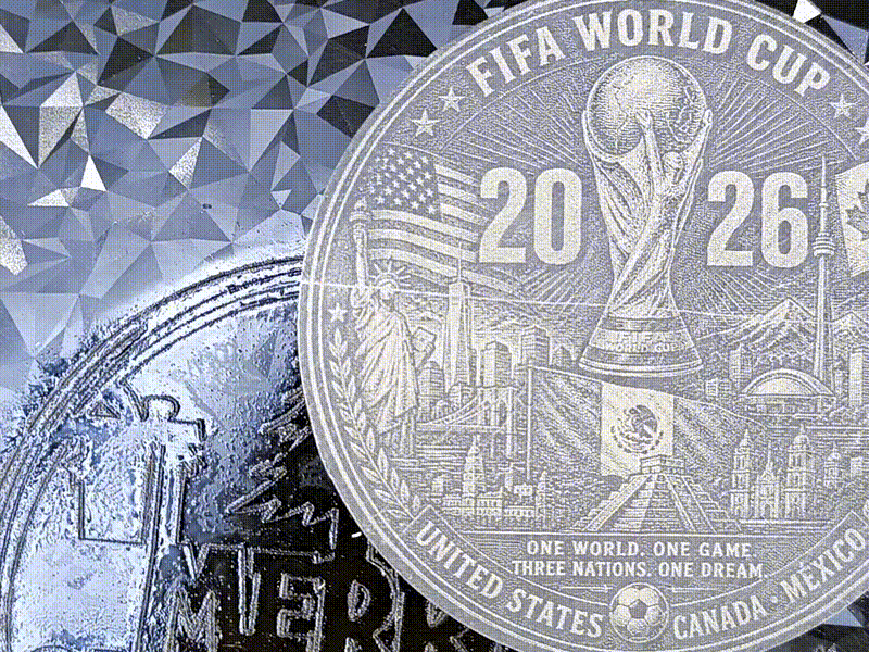 FIFA World Cup 2026 Commemorative Round Medallion