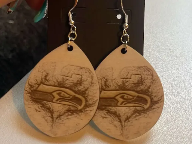 Seattle Seahawks Earrings