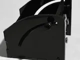 [Laser cut and engrave] Black desk organizer with adjustable screw fasteners