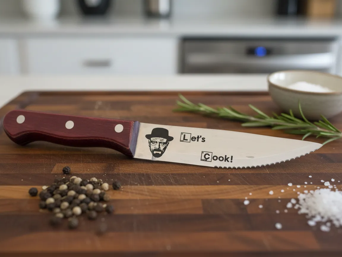 Fathers day cooking knife
