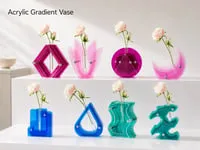 [Laser cut and engrave] Acrylic Gradient Vase Kit