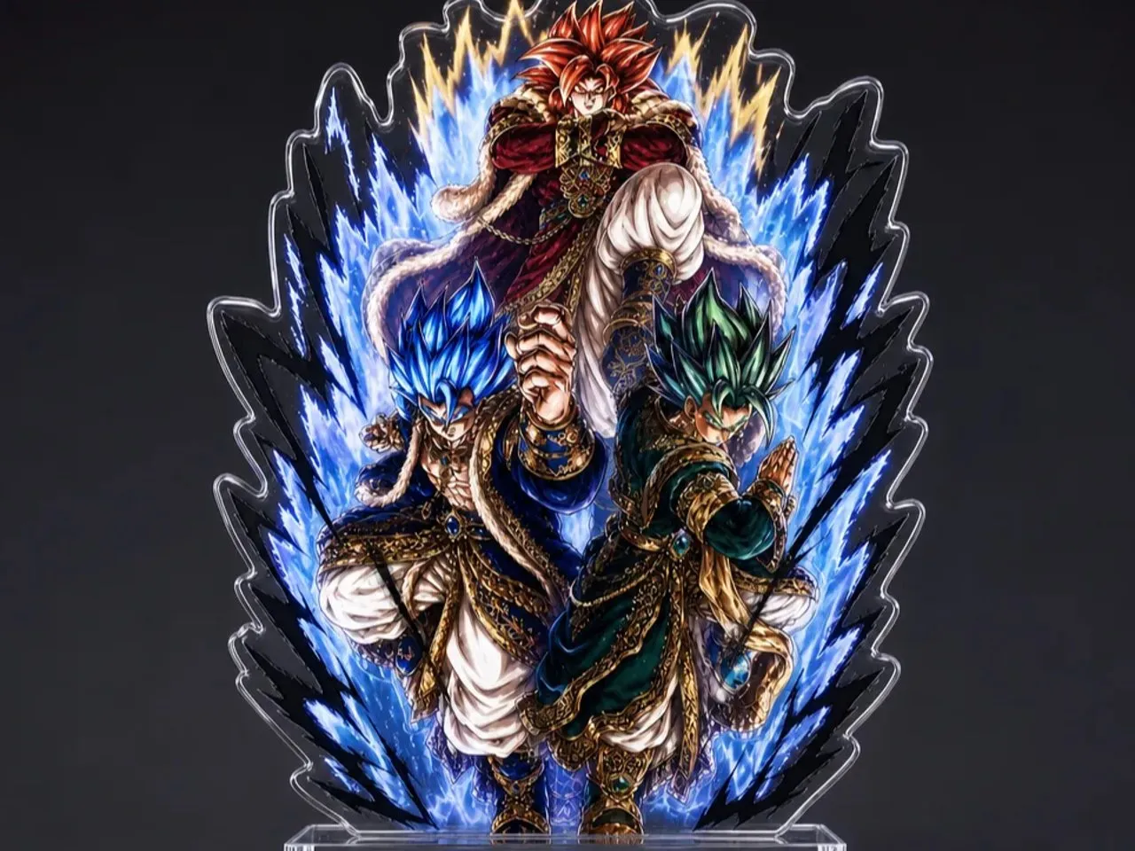 [Laser cut and engrave] Dragon Ball Super Gogeta and Vegito Acrylic Character Standee