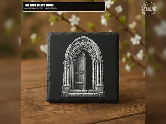 The Last Crypt Door - 1 Laser Engraving PNG Design