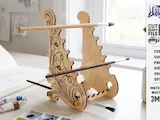 [Laser cut and engrave] Wooden Paintbrush Organizer and Storage Stand Collection Laser Cut Bundle. Paintbrush Holder. Desk Organizer