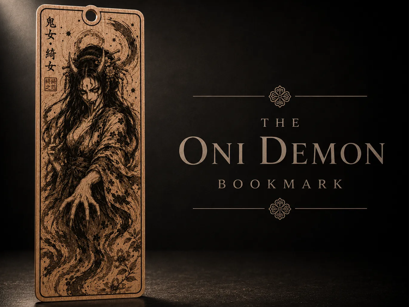 Oni Demon Japanese Folklore Bookmark
