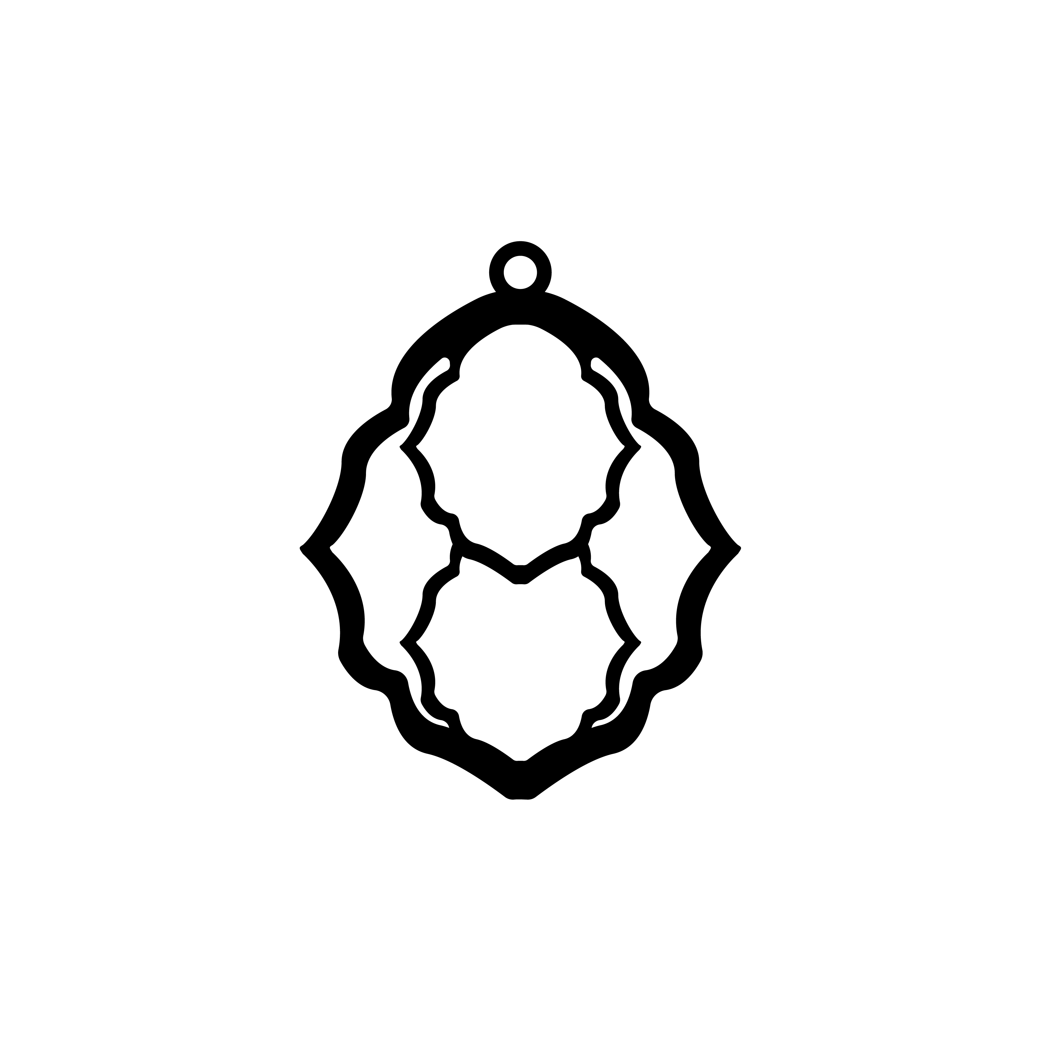 [Laser cut and engrave] Geometric Wooden Cutout Jewelry Pendants