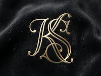 [Laser cut and engrave] KS Elegant Interwoven Monogram Emblem