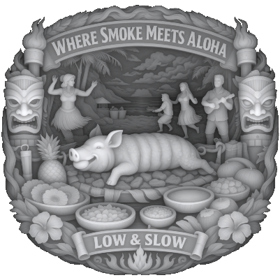 LuauPigRoastCoaster-Slate.xs