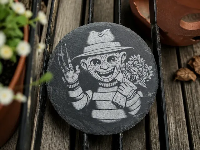Nightmare Slasher Slate Engraving