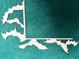 [Laser cut and engrave] Halloween Bat Swarm Door Corner