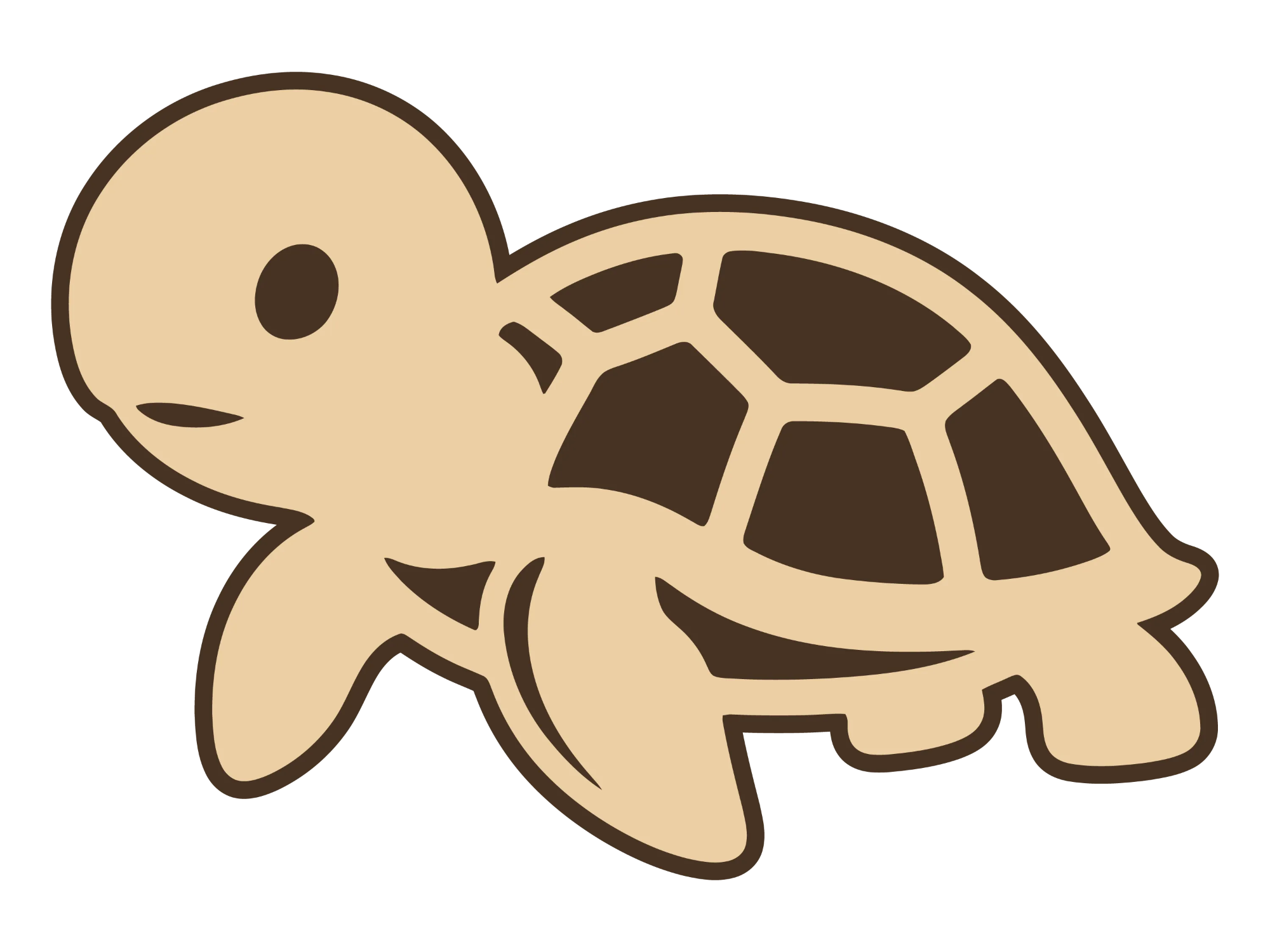 [Laser cut and engrave] Cute Turtle Shaped Wooden Wall Art or Nursery Decor