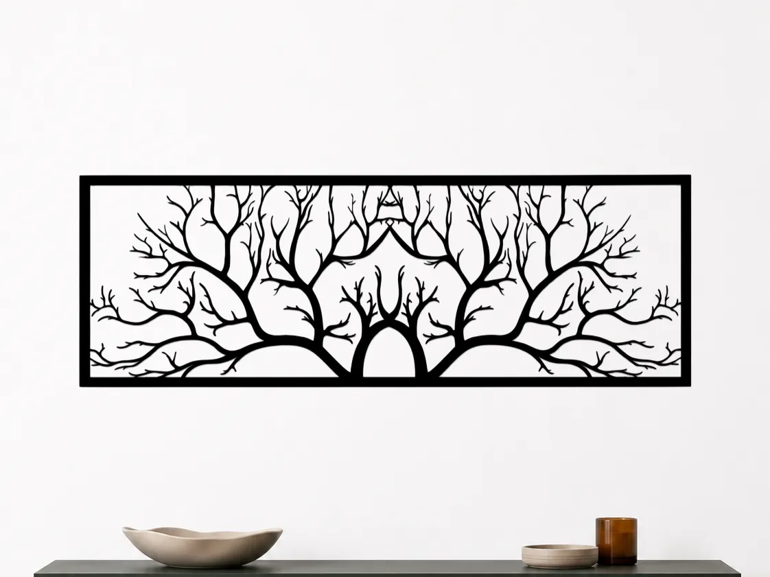 Tree Roots SVG | Forest Wall Art SVG | Tree of Life SVG | Nature Wall Decor SVG | Panoramic Tree SVG | Digital Download