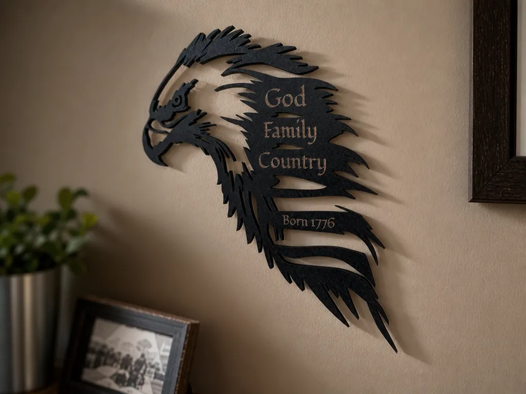 "Our Birthday" Eagle Wall Art