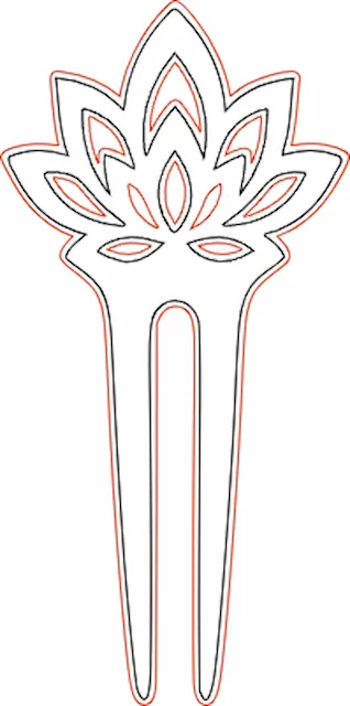 peigne fleur de lotus.xs