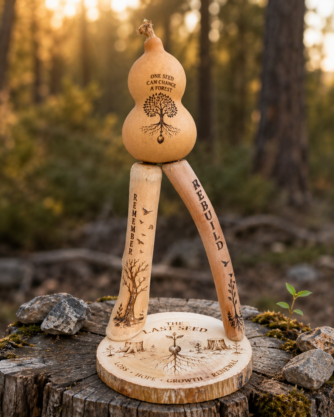 [Laser cut and engrave] The Last Seed - Giving Nature a Second Life